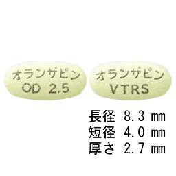 オランザピンOD錠2．5mg「VTRS」の添付文書 - 医薬