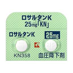 ロサルタンK錠25mg「KN」の添付文書 - 医薬情報QLifePro